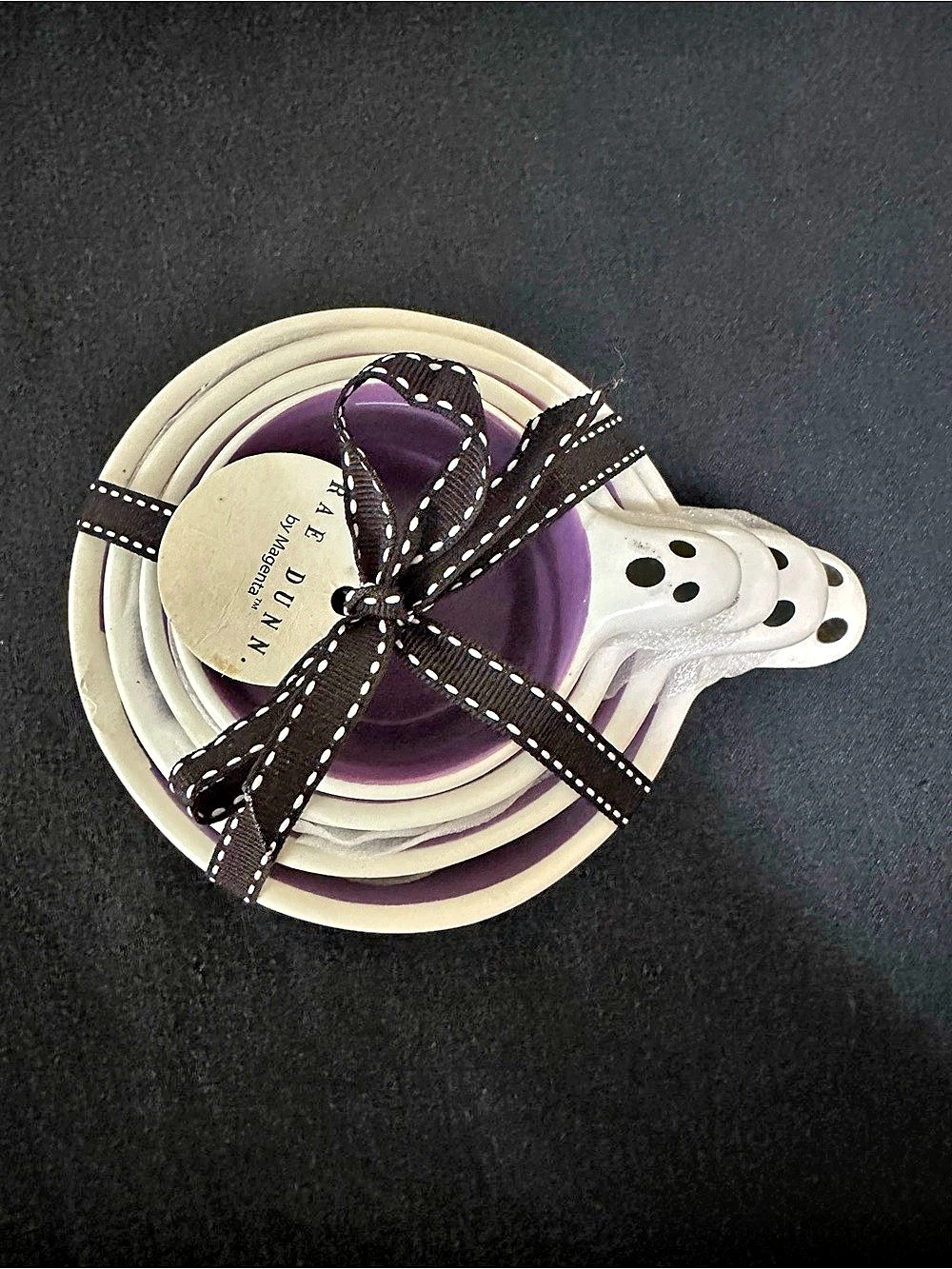 Rae Dunn Ghost Halloween Ceramic Measuring Cups